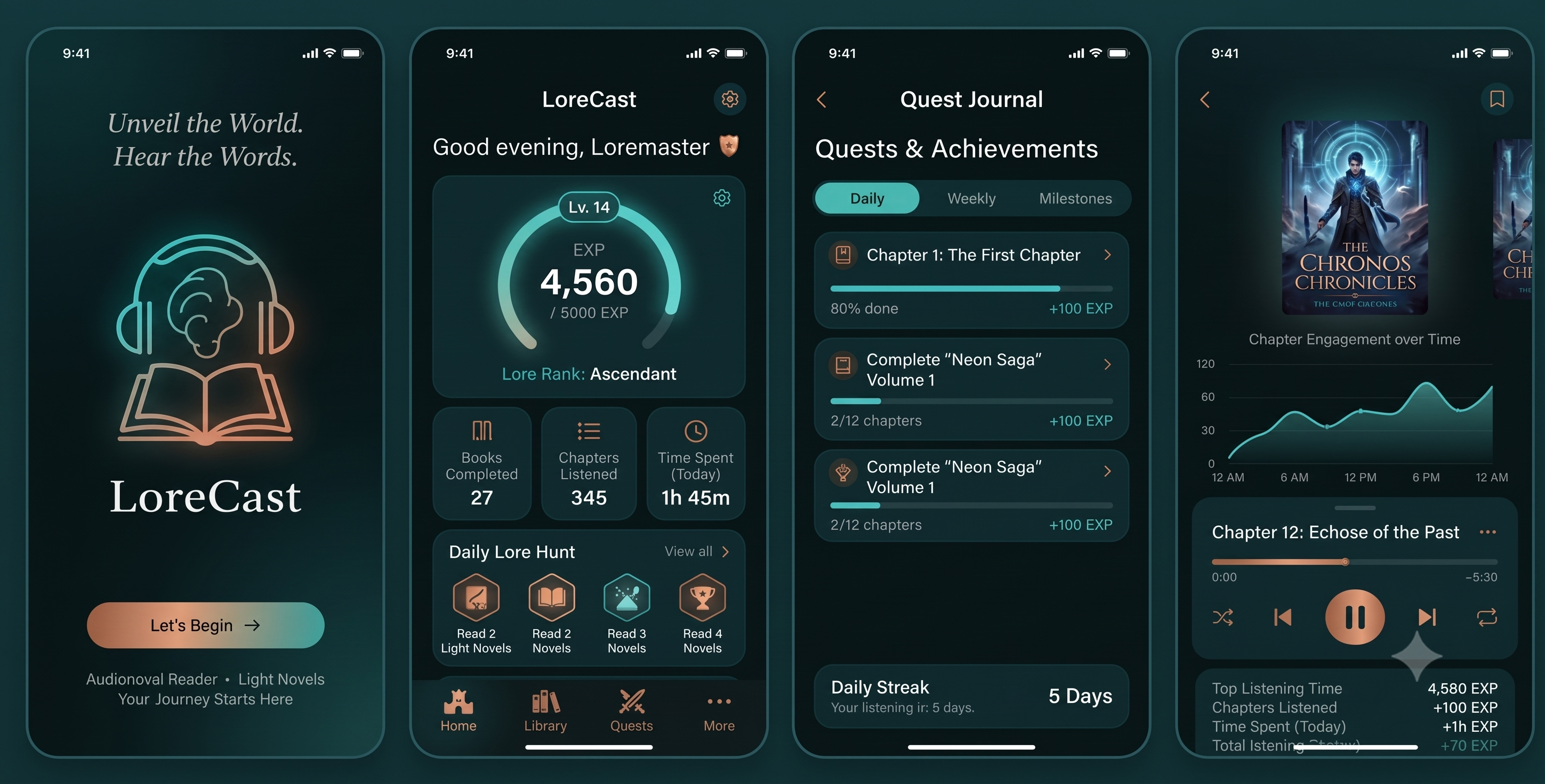 LoreCast Website Demo