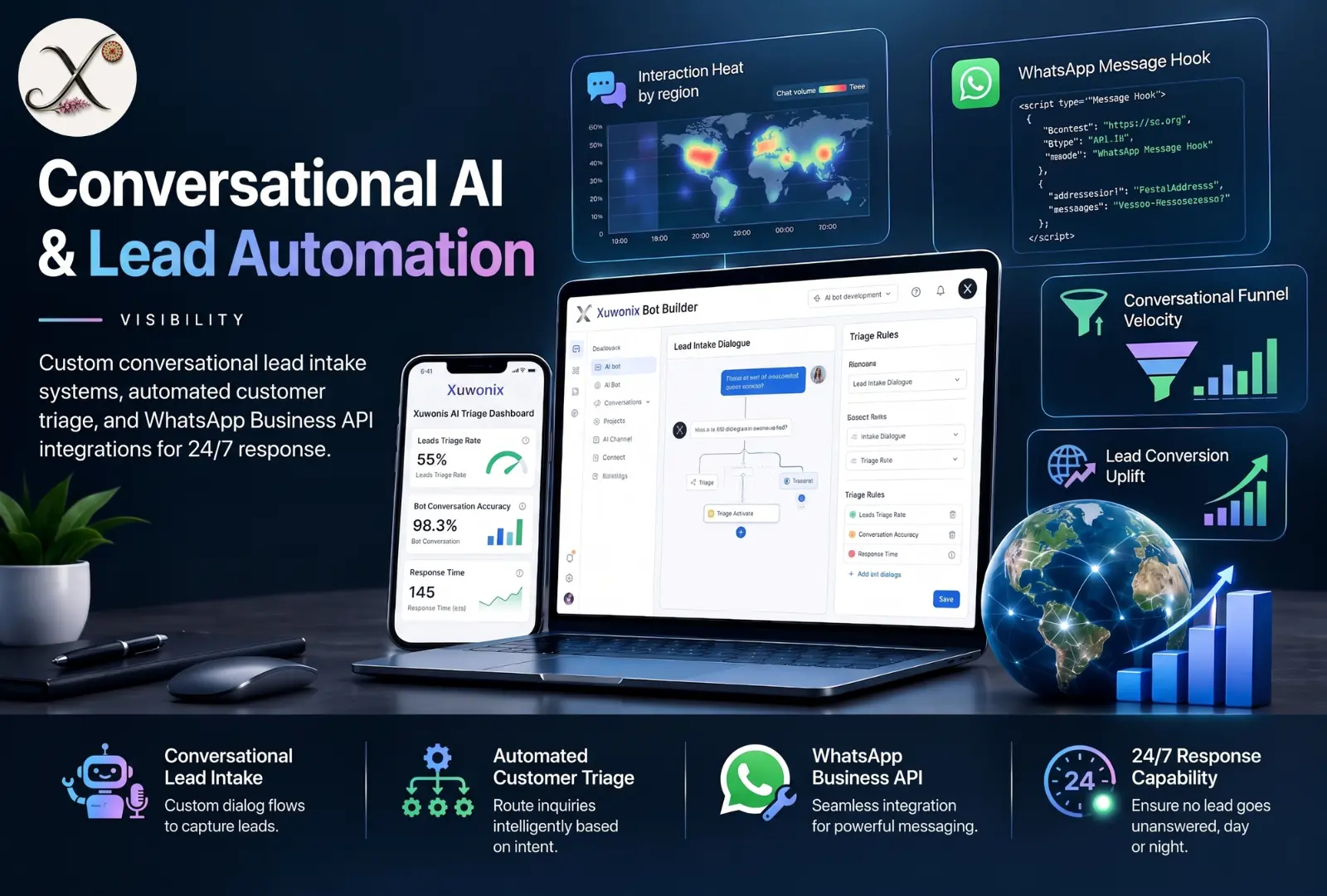 Conversational AI & Lead Automation Service Banner