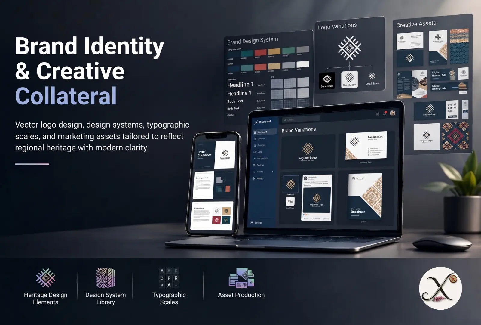 Brand Identity & Creative Collateral Service Banner
