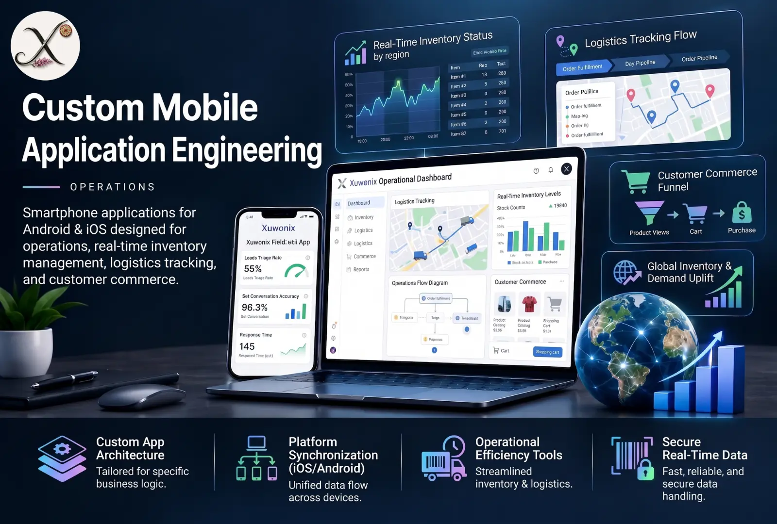 Custom Mobile Application Engineering Service Banner