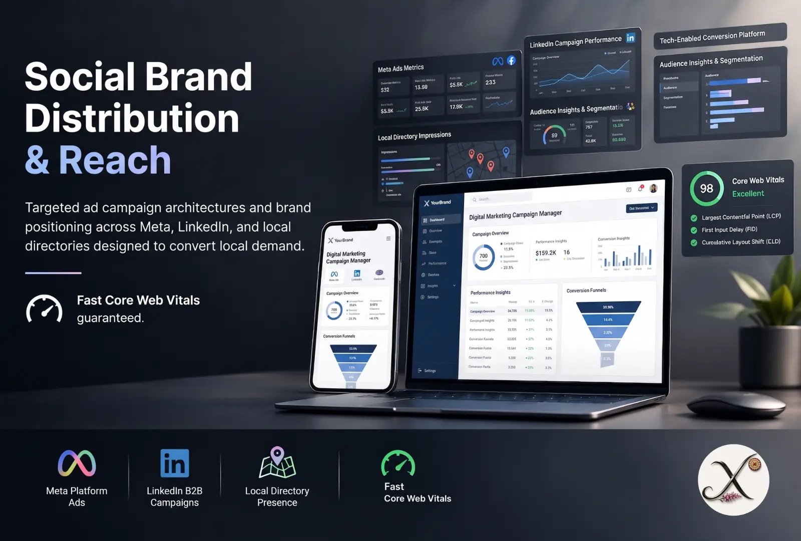 Social Brand Distribution Service Banner