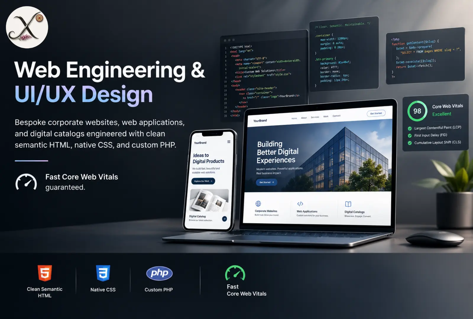 Web Engineering & UI/UX Design Service Banner